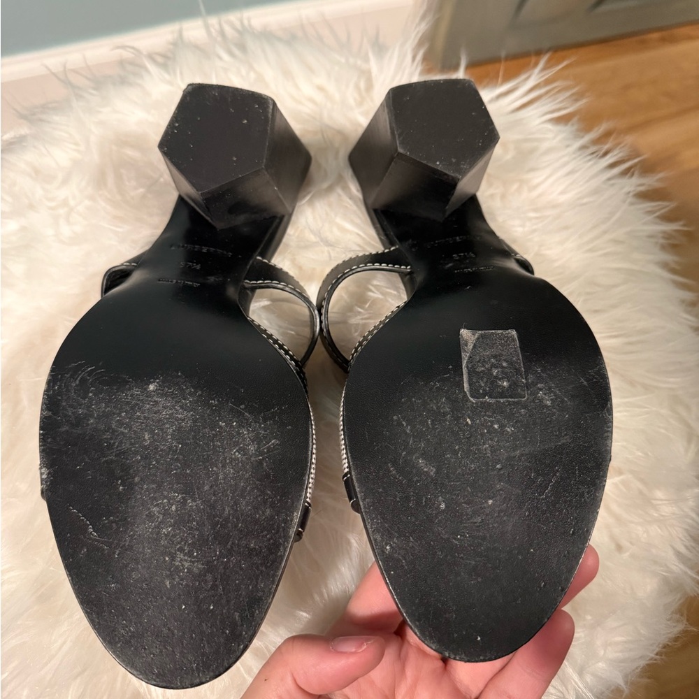 Burberry Black and Gray Honour Sandals - Picture 5 of 6
